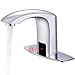 Gangang Touch Free Automatic Sensor Tap Sink Hot Cold Mixer Faucet by Automatic Faucet (chrome)