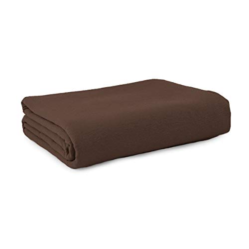 Byour3 - Tagesdecke Baumwolle Gemischte für Doppelbett Einzelbett Queen Size Frühling Sommer Möbelstoff Allzweckabdeckung Sofabezug Granfoulard Decke (Kaffee, Einzellbett) - Image 4