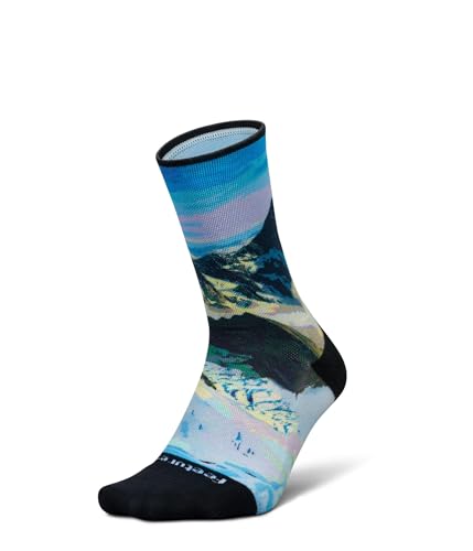 Feetures Unisex Elite Light Cushion Mini Crew Rocky Large