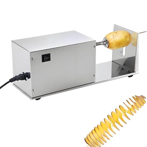 Cortador eléctrico tornado para papas en espiral 3 en 1