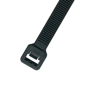 EverMarkEM-08-120-0-C 8 in. Ultra Violet Black Cable Tie, 120 lbs - Pack of 100