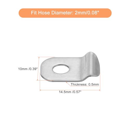 Sangles de tuyau robustes et durables de 2 mm pour installations en extérieur