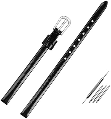 Cinturino Orologio Donna In Pelle - 6mm 8mm 10mm, Con Fibbia, Sostituzione Per Orologi Da Polso