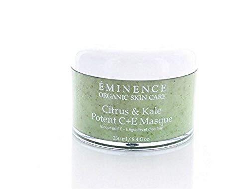 Eminence Organic Skincare Citrus & Kale Potent C + E Masque, 8.4 Oz