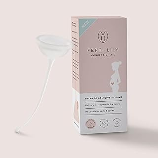 FERTILILY Conception Cup. Hormone Free Fertility Which Helps to Conceive at Home. Improves The Chances of Pregnancy by 48%. Womens Silicone Fertility Cup for Stress Free Conception. Use for 6 Cycles.
