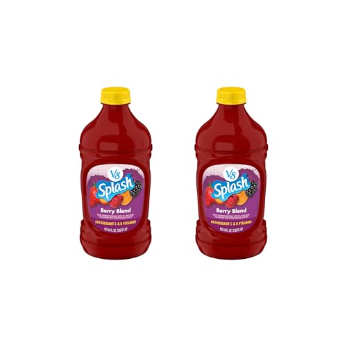 Image of V8 Splash Berry Blend Flavored Juice Beverage, 64 Ounce Bottle (Pack of 2)