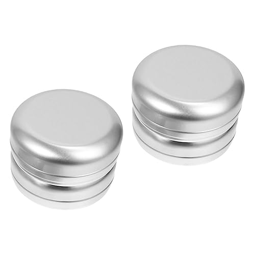 HOLIDYOYO 4Pcs Portable Aluminum Soap Cases Multi Function Makeup Boxes for Travel Lightweight for Storing Lotions Creams and Ointments