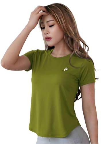 Image of Nexsus Apparels Gym T-Shirt for Women-Quick Dry Sports & Workout T-Shirt for Women, Activewear for Running, Casual & Gym Use, Available in Plus Size's