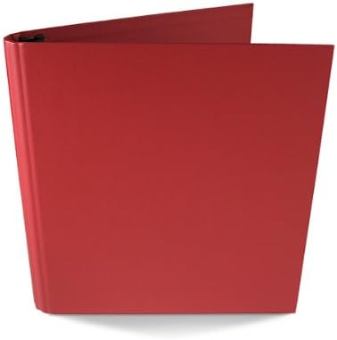 Paolo Cardelli 1" ring binder Imperia Blando Hot Red