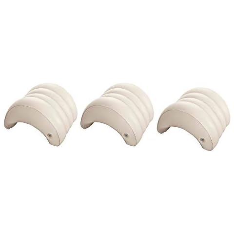 Intex Inflatable Lounge Headrest Pillow (3 Pack) Cover