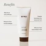 Arey Masque Deep Conditioner & Hair Mask | Deep Hydration for Medium to Coarse Hair | Reduces Breakage, Tames Frizz, Restores Softness & Shine | Shea butter, Silicone-Free, Vegan (6.76 Fl Oz) - Image 2