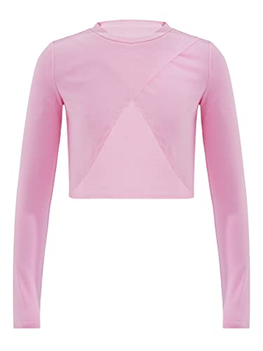 Kid Girls Classic Ballet Dance Cardigan Knit Wrap Top Crop Top Coat Gym Outerwear Bolero Shrug Sweater - Main Image