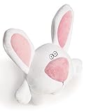 goDog Big Nose Bunny Squeaker Dog Toy, Soft & Durable Plush, Chew Resistant & Tough Reinforced...