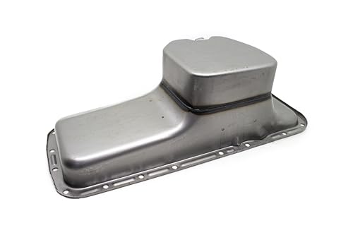 Image of Steel Racing Oil Pan Fits 1967-87 Chrysler /Mopar BB 361-383-400-440 & Hemi 426 - 7 Qt Capacity - Raw Steel Finish