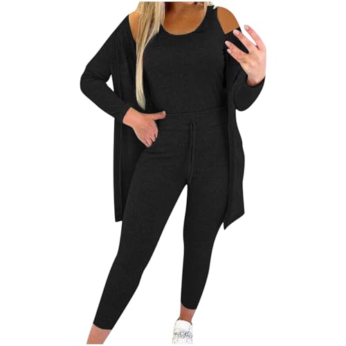 Ensemble survêtement 3 pièces femme vêtement de détente décontracté confortable