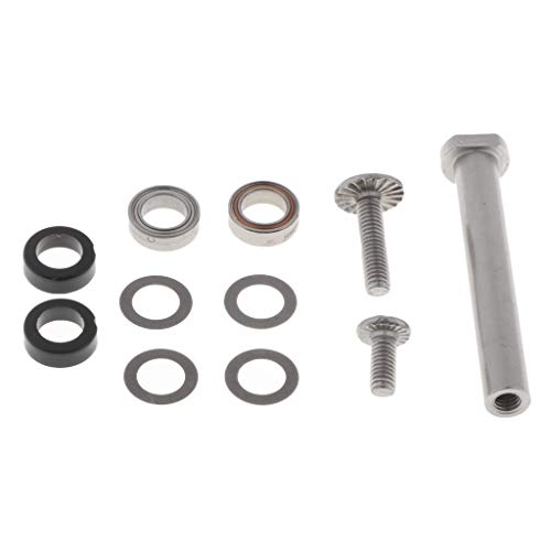 Perfeclan 釣りリール ハンドル ノブ シャフト M3ネジ ワッシャー 玉軸受 修理ツール 金属製