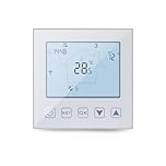 KETOTEK Smart Water Underfloor Heating Thermostats WiFi 3A Compatible with Alexa, Room Thermostat Programmable for Floor Heating Water, Flooring Heating Smart Life/Tuya App Control