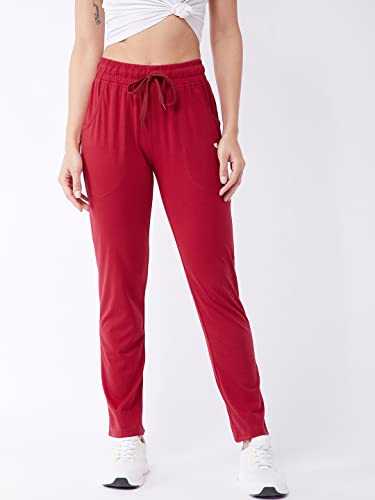 Image of Modeve Women Cotton Blend Track Pant for Summer