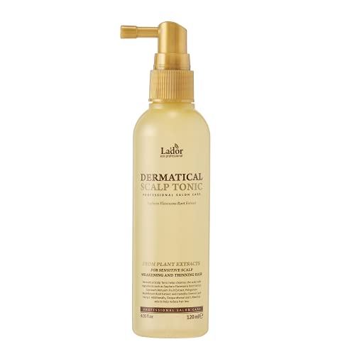LA'DOR Dermatical Scalp Tonic - For Sensitive Scalp, Thinning Hair - 4.05 Fl Oz, Leave in Spray Scalp Conditioner , Cleanse Scalp , Reduce Hair Loss
