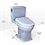 TOTO® WASHLET®+ Connelly® Two-Piece Elongated Dual Flush 1.28 and 0.9 GPF Toilet, Classic WASHLET S7A Bidet Seat with Auto Flush and Auto Open/Close Lid, Cotton White - MW4944734CEMFGA#01