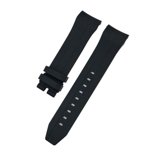 Bracelet de montre incurvé premium en caoutchouc pour T120417A