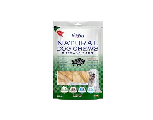 Frigera Oreilles de Buffle 250g – Friandises Naturelles et Riches en protéines pour Chiens, sans Gluten ni céréales, Snacks de qualité sans additifs – Image 3