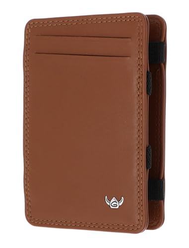 Porte-cartes anti-piratage Golden Head Polo en cuir