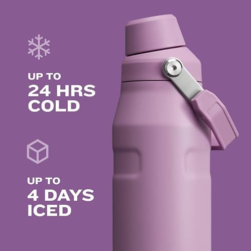 Image of Stanley IceFlow Flip Straw 2.0 Water Bottle 24 OZ | Built-In Straw with Larger Opening | Lightweight & Leak-Resistant | Insulated Stainless Steel | BPA-Free | Frost (Pack of 4)