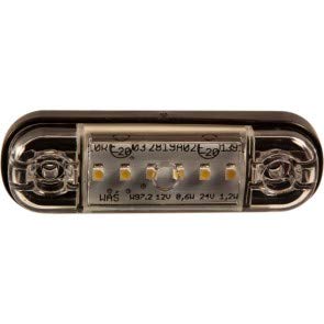 Luce di posizione a LED, bianco, 83,8 x 24,2 x 10,4 mm
