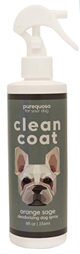 Purequosa Clean Coat Deodorizing Dog Spray | 8oz (Orange sage)