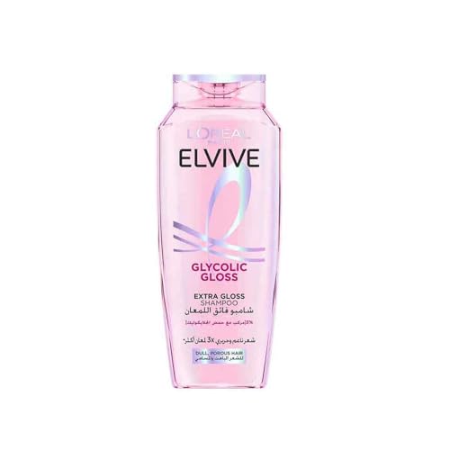 LOreal Paris Elvive Glycolic Gloss Shampoo 3% Smoothing Complex with Glycolic Acid 200 ml
