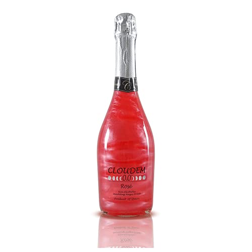 Cloudem Rose 0.0 Non Alcoholic Sparkling Magical Drink, 750ml, Imported from Spain