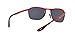 Ray-Ban RB4302M Scuderia Ferrari Collection Square Sunglasses, Red/Dark Grey, 62 mm