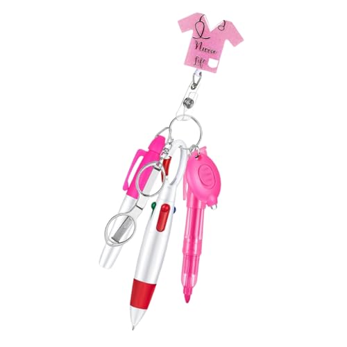 Professional Nurse Pen with Multi Color Ballpoint Marker and Highlighter Pens