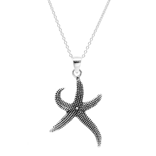 Boucles d'oreilles étoile de mer argent cadeau idéal pour femme
