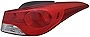 TYC Right Tail Light Assembly Compatible with 2011-2013 Hyundai Elantra