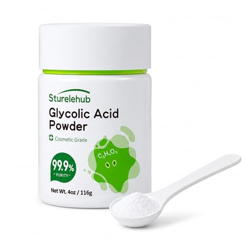 Glycolic Acid Powder, 4OZ / 116g, 99.9% Purity, Cosmetic Grade, D...