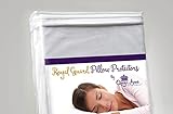 Pillow Protectors – Queen Anne Pillow Co. - Waterproof Pillow Covers 2 Pack – Washable Pillowcase Protectors – Hypoallergenic Bed Pillow Protectors with Zipper (Standard/Queen)