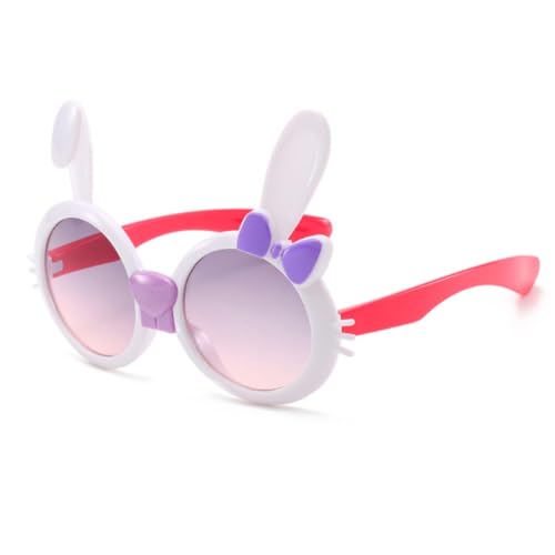 3Pcs Rabbit Sunglasses Stylish Bowknot Bunny Eyewear for Parties Outdoor Activities Red White for Boys