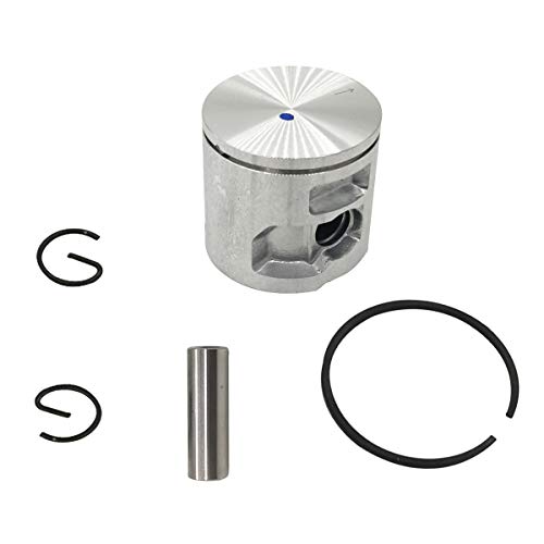 Cancanle 47mm Piston Assembly Piston Ring Pin Clip for Husqvarna 455 Chainsaw