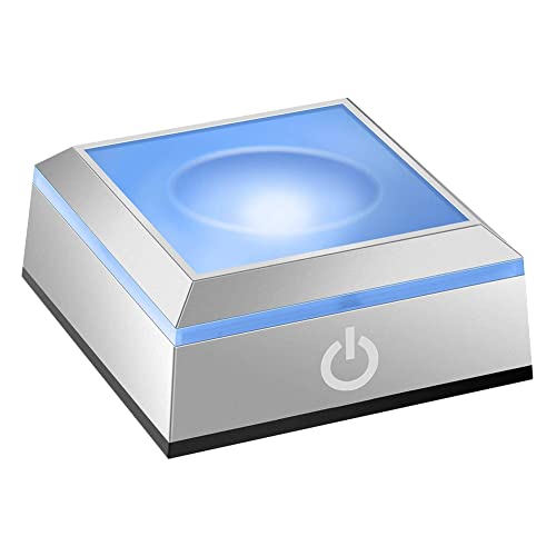 Yirdapall LED�R�[�X�^�[ �f�B�X�v���C���C�g ���� ���C�g�A�b�v 3D�C���~�l�[�V���� LED ��� ���C���{�[ �Ɩ� �^�b�`�X�C�b�`�t�� ������� �z�[�� �I�t�B�X ���� �v���[���g �N���X�^���{�[���W�� (�~)