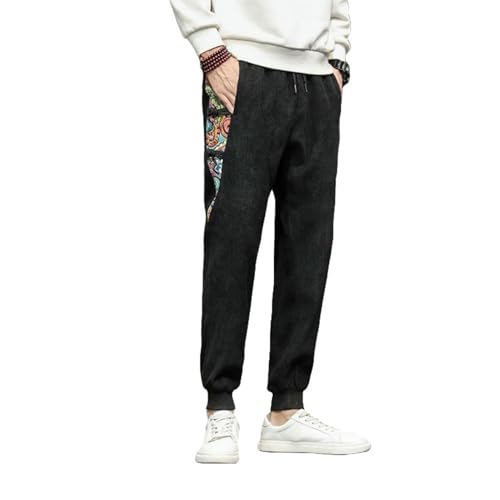 Jogging cord pour hommes de style coréen décontracté tendance toutes saisons