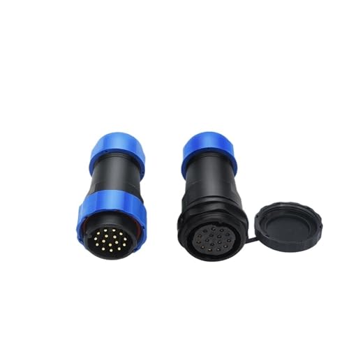 Conector macho impermeable SP28 2P y hembra de panel curvo SD28 IP68 2