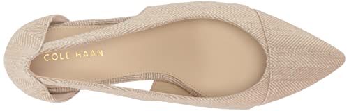 Cole Haan Women's Caia Pump 55Mm, Metallic Gold Linen, 7.5 #TOP4