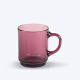 Duralex Lot de 6 tasses empilables en verre trempé 26 cl, tasses de cuisine durables pour ...