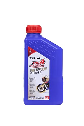 Image of TVS TRU4 Synthetic Engine OIl 1 Ltr, 10W30, API SL and JASO MA2,HIGH PERFORMANCE FULLY SYNTHETIC FUEL EFFICIENT ENGINE OIL