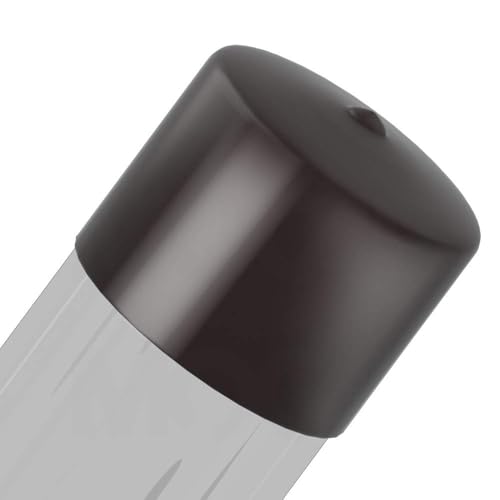 Cleartec 0.938in Sealed Bottom Round Containers 6.187in Long PETG SBT00142 (qty 100) with RVCC9041-15 1.000-1 Std Cap (qty 100)