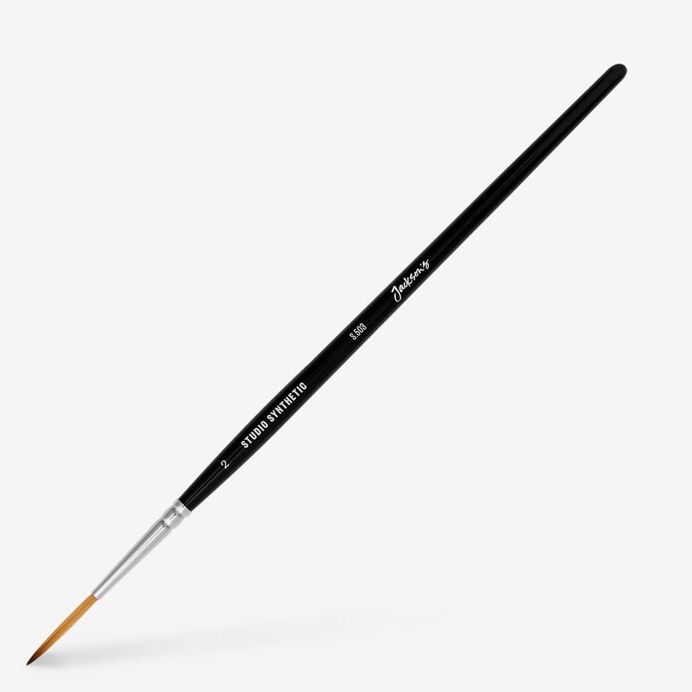 Jackson's Rigger : Studio Synthetic Watercolour Brush : : Size 2