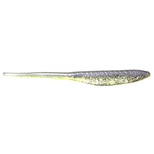 Bass Kandy Delights BKD 10" Shad/EEL Lure Purple Glitter 3/Pack