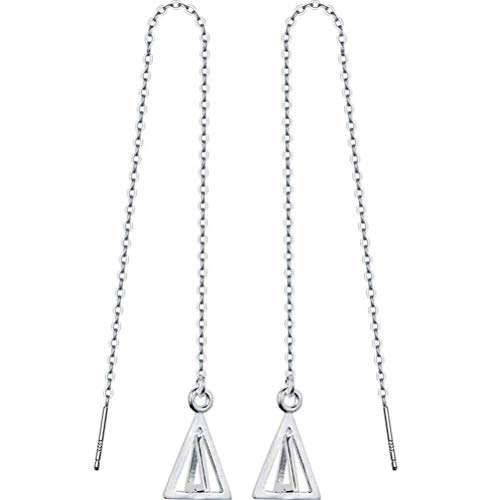 Boucles d'oreilles chaîne S925 or rose, le cadeau idéal pour célébrer une femme
